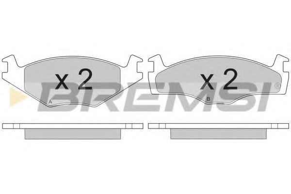 BREMSI BP2260 Тормозные колодки BREMSI 