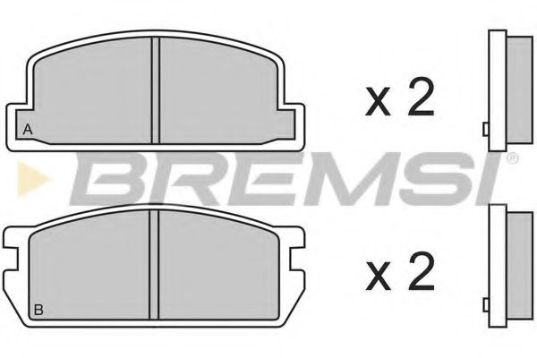 BREMSI BP2298 Тормозные колодки BREMSI 