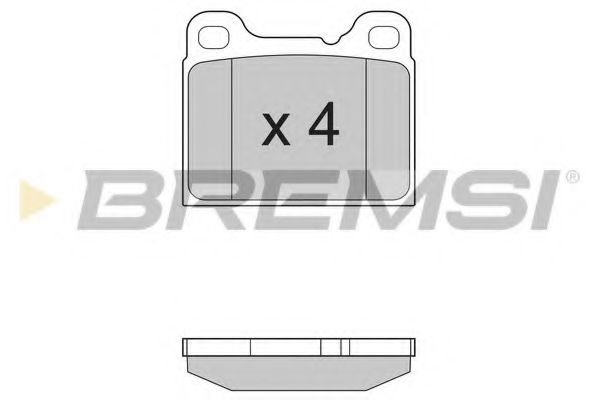 BREMSI BP2383 Тормозные колодки BREMSI 