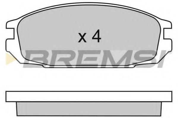 BREMSI BP2445 Тормозные колодки BREMSI 