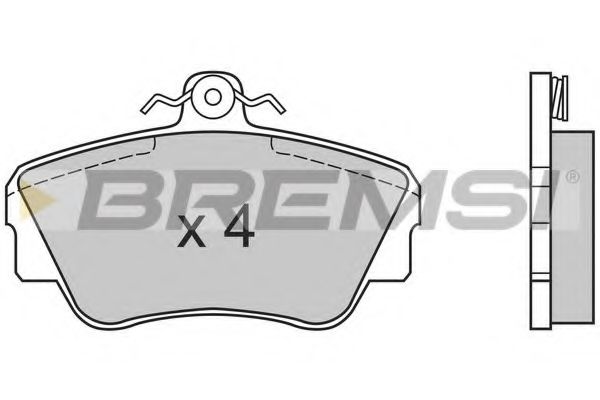 BREMSI BP2464 Тормозные колодки BREMSI для VOLVO 460
