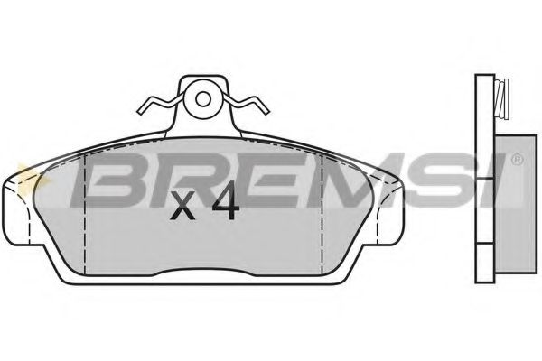 BREMSI BP2529 Тормозные колодки для ROVER 100 кабрио (XP)