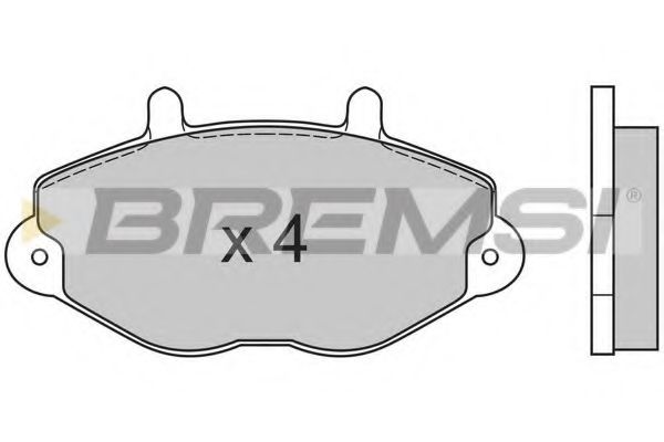 BREMSI BP2549 Тормозные колодки BREMSI для FORD