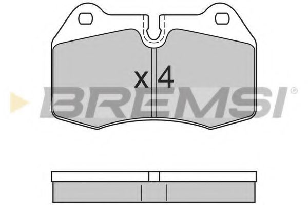 BREMSI BP2660 Тормозные колодки BREMSI для BMW