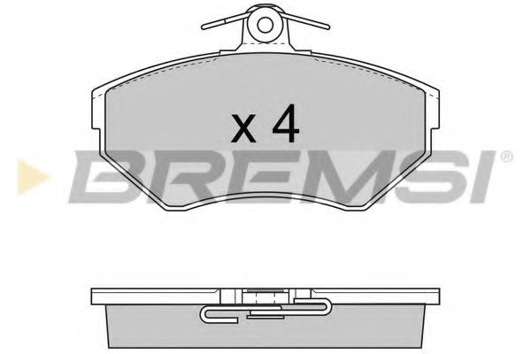 BREMSI BP2674 Тормозные колодки BREMSI для BMW