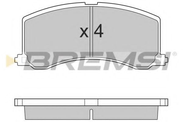 BREMSI BP2684 Тормозные колодки BREMSI для SUZUKI
