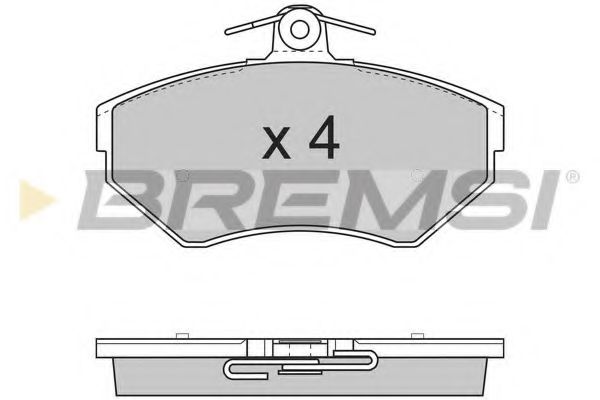 BREMSI BP2730 Тормозные колодки BREMSI для SEAT