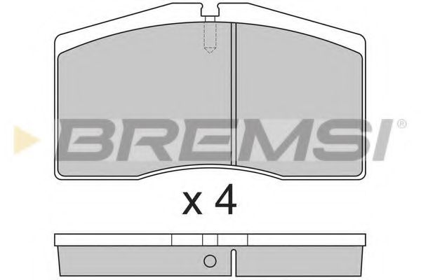 BREMSI BP2766 Тормозные колодки BREMSI 