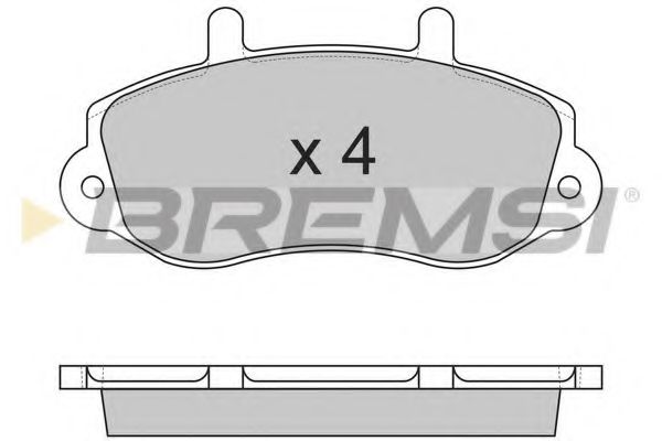 BREMSI BP2767 Тормозные колодки BREMSI 