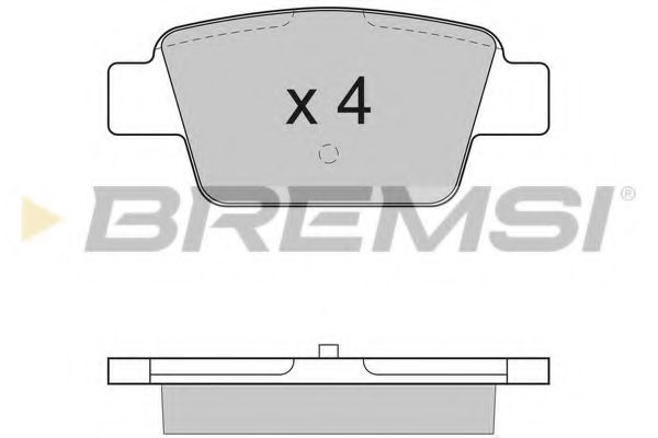 BREMSI BP2947 Тормозные колодки BREMSI для FIAT