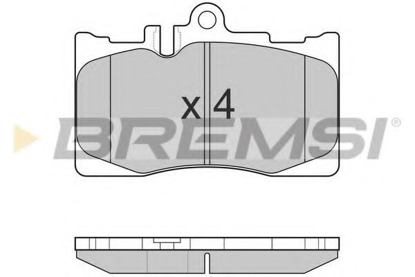 BREMSI BP3021 Тормозные колодки BREMSI для LEXUS