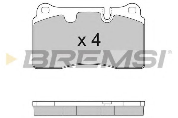 BREMSI BP3288 Тормозные колодки BREMSI для LAND ROVER
