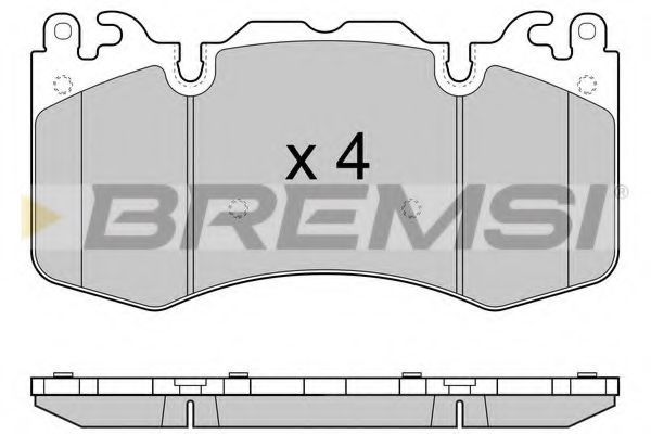 BREMSI BP3414 Тормозные колодки BREMSI для LAND ROVER