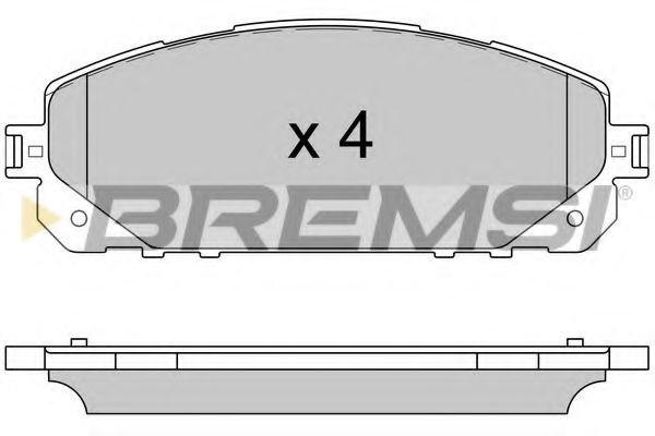 BREMSI BP3605 Тормозные колодки BREMSI для JEEP