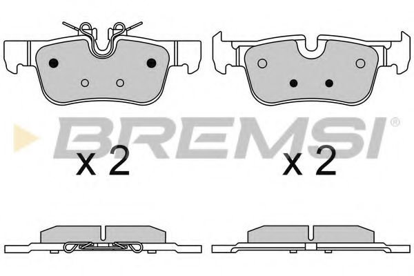 BREMSI BP3633 Тормозные колодки для BMW I3