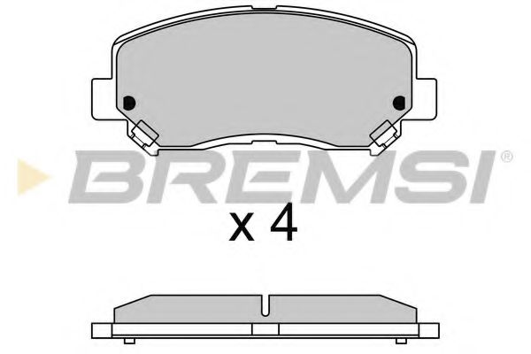 BREMSI BP3635 Тормозные колодки BREMSI для JEEP