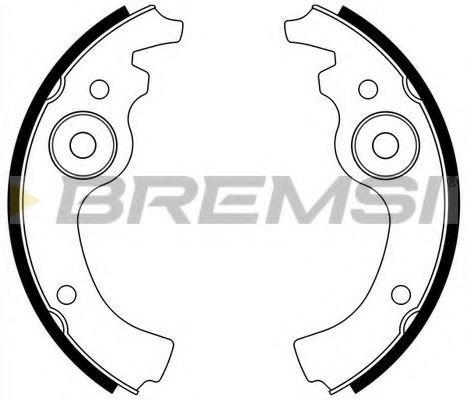 BREMSI GF0141 Ремкомплект барабанных колодок BREMSI 