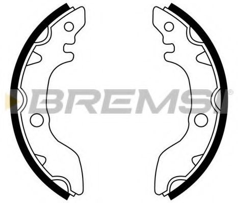 BREMSI GF0887 Ремкомплект барабанных колодок BREMSI 