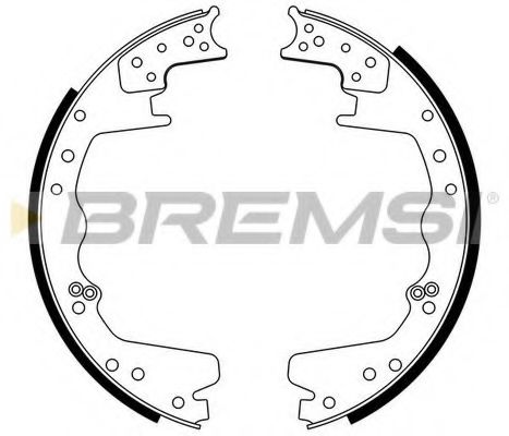 BREMSI GF4583 Тормозные колодки барабанные для FORD USA
