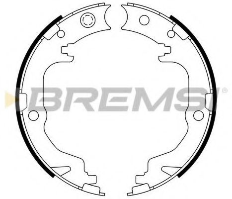 BREMSI GF4886 Стояночная тормозная система 