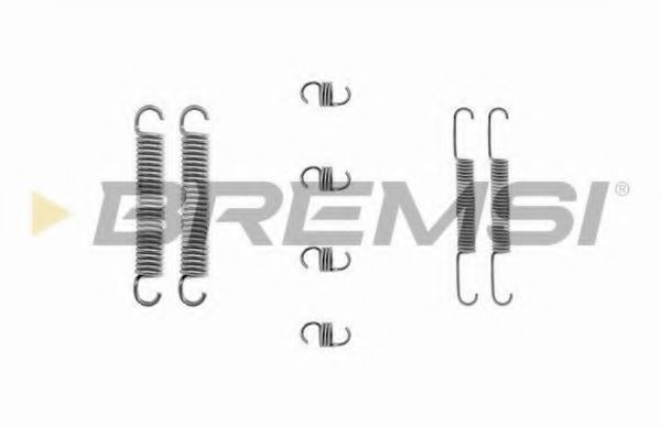 BREMSI SK0662 Комплектующие, тормозная колодка 