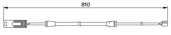 BREMSI WI0529 Датчик износа тормозных колодок BREMSI 