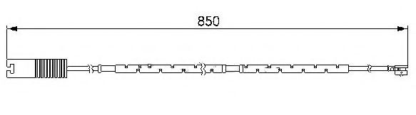BREMSI WI0593 Датчик износа тормозных колодок для ROVER