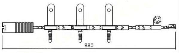 BREMSI WI0606 Тормозные колодки BREMSI для MINI