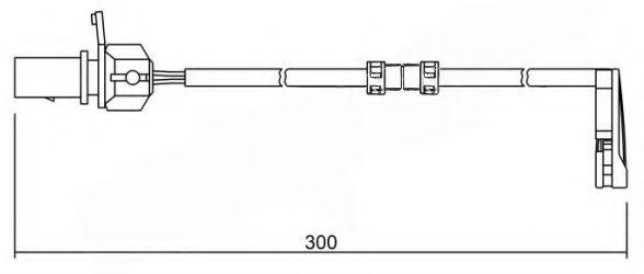 BREMSI WI0733 Скобы тормозных колодок BREMSI для AUDI