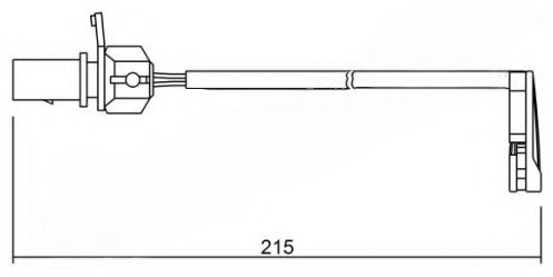 BREMSI WI0734 Скобы тормозных колодок BREMSI для AUDI