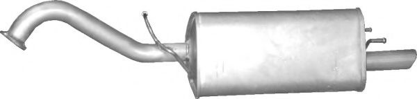 POLMOSTROW 0535 Глушитель выхлопных газов для CHEVROLET
