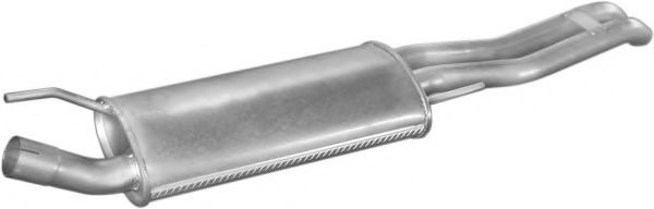 POLMOSTROW 30107 30. 107 АЛЮМ. ГЛУШИТЕЛЬ, ПОЛЬША для VOLKSWAGEN GOLF (Фольксваген Голф)