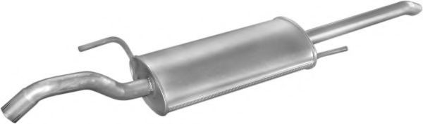 POLMOSTROW 30228 Глушитель выхлопных газов конечный 