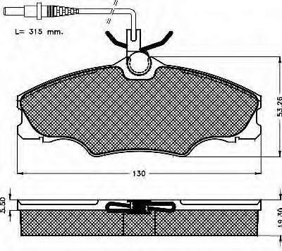 BSF 10413 Тормозные колодки BSF 