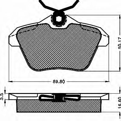 BSF 10515 Тормозные колодки BSF 