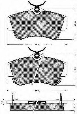 BSF 10594 Тормозные колодки BSF 