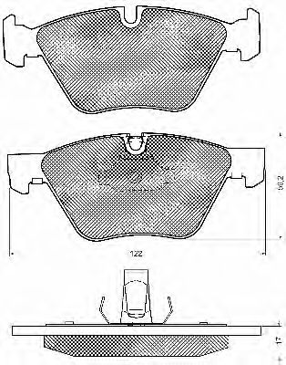 BSF 10685 Тормозные колодки BSF 