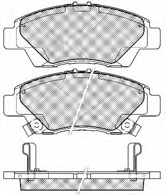 BSF 20042 Тормозные колодки BSF для HONDA