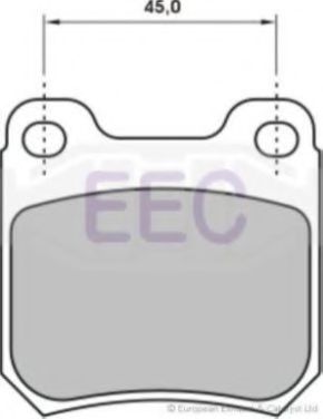 EEC BRP0619 Тормозные колодки EEC для SAAB