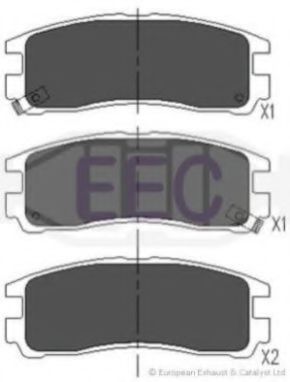 EEC BRP0668 Тормозные колодки EEC 