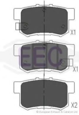 EEC BRP1010 Тормозные колодки EEC 
