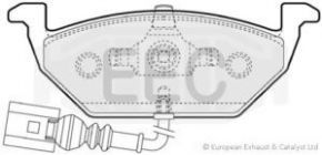EEC BRP1109 Тормозные колодки для SEAT ALTEA