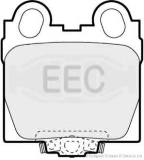 EEC BRP1126 Тормозные колодки EEC для LEXUS