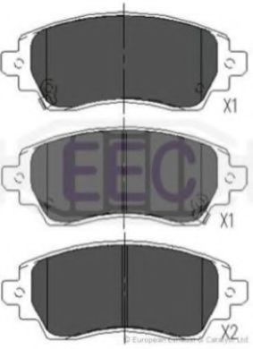 EEC BRP1137 Тормозные колодки EEC 