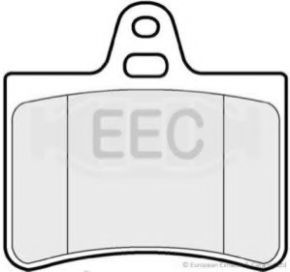 EEC BRP1233 Тормозные колодки EEC 