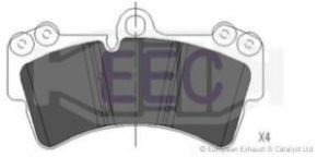 EEC BRP1317 Тормозные колодки EEC для AUDI