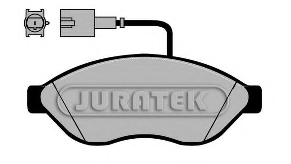JURATEK JCP021 Тормозные колодки JURATEK для PEUGEOT