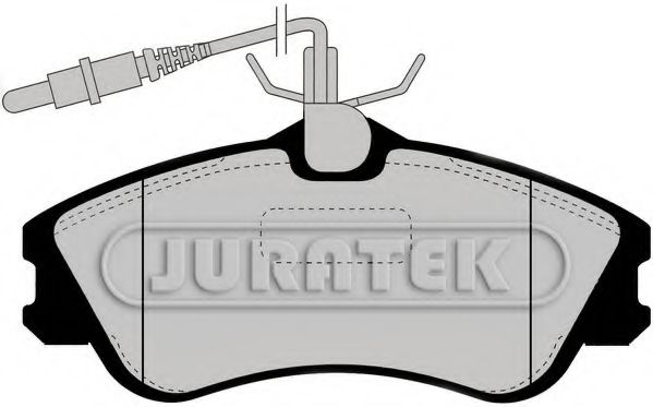 JURATEK JCP1112 Тормозные колодки JURATEK для CITROEN