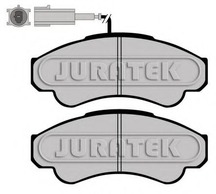 JURATEK JCP1479 Тормозные колодки JURATEK для CITROEN
