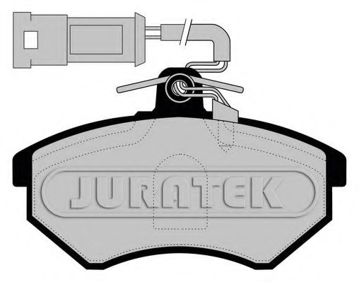 JURATEK JCP774 Тормозные колодки JURATEK для SEAT